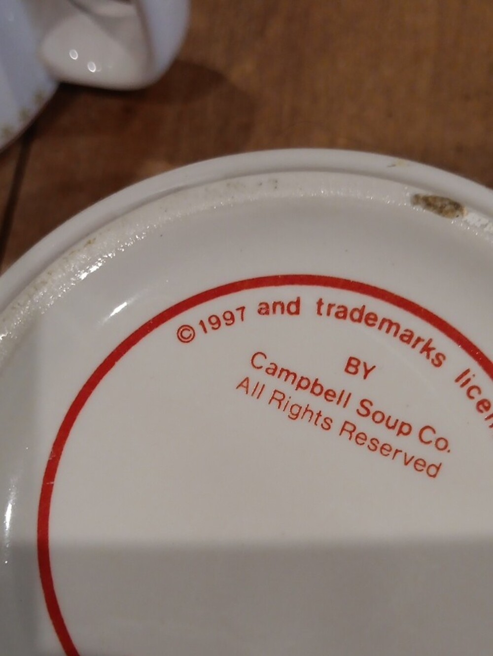Red Soup-Themed Ceramic Mug Set - Red Campbells Soup - Picture 3 of 8